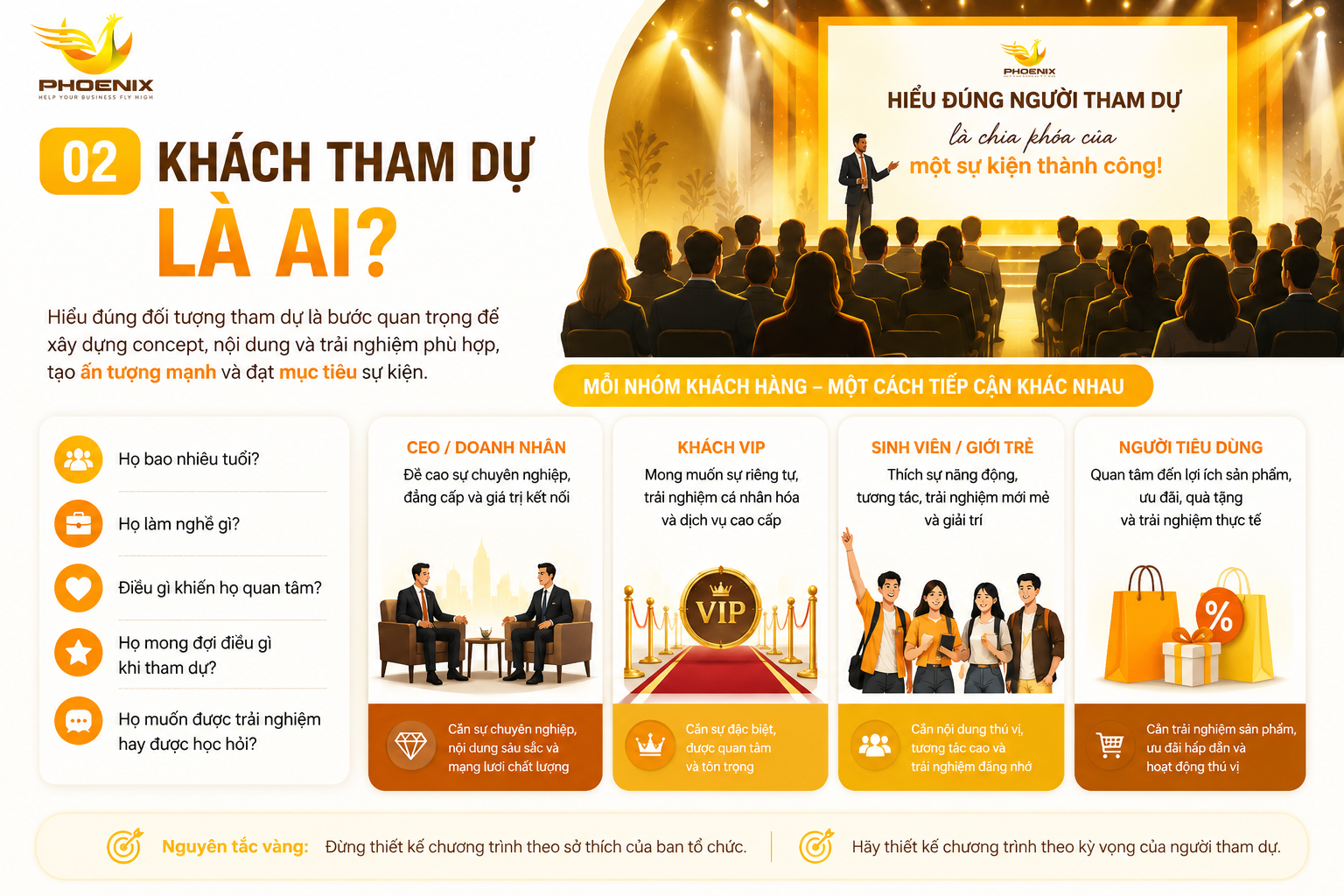 Phoenix khach tham du event la ai